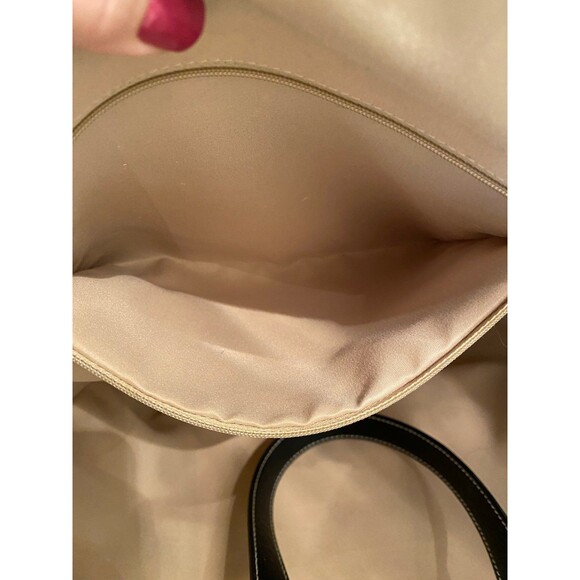 Universal Threads Bucket Bag Wicker Straw Black Stripe Practical Versatile Tote - Picture 5 of 11